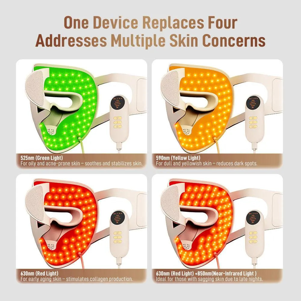 3D Red & Near-Infrared Light Therapy Face Mask wondear