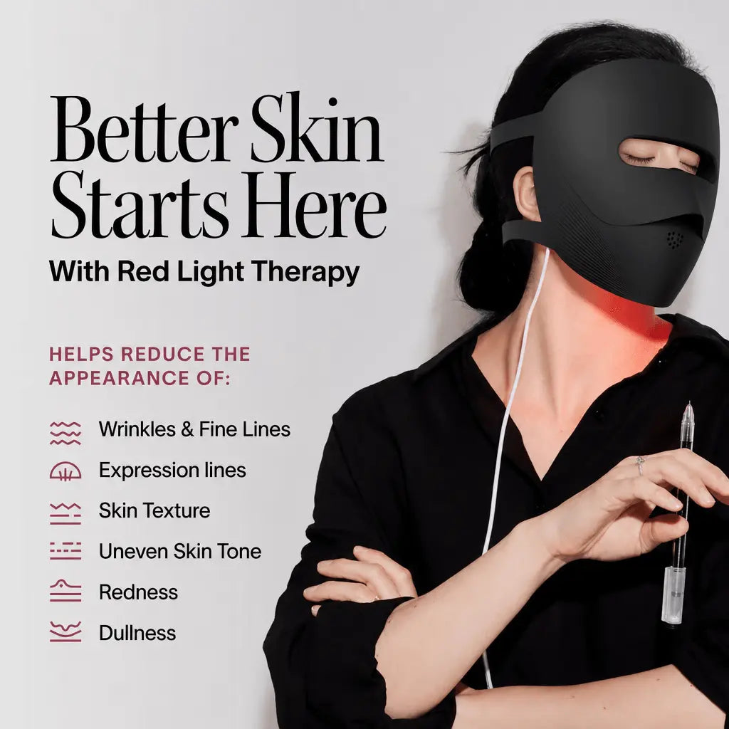 3D Red & Near-Infrared Light Therapy Face Mask wondear