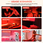 600W Red & Near-Infrared LED Therapy Panel for Muscle Recovery