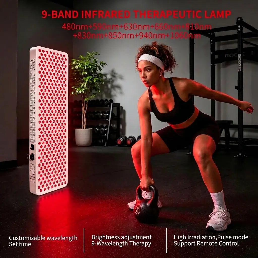 1500W LED Infrared Light Therapy Panel with Near-Infrared Support