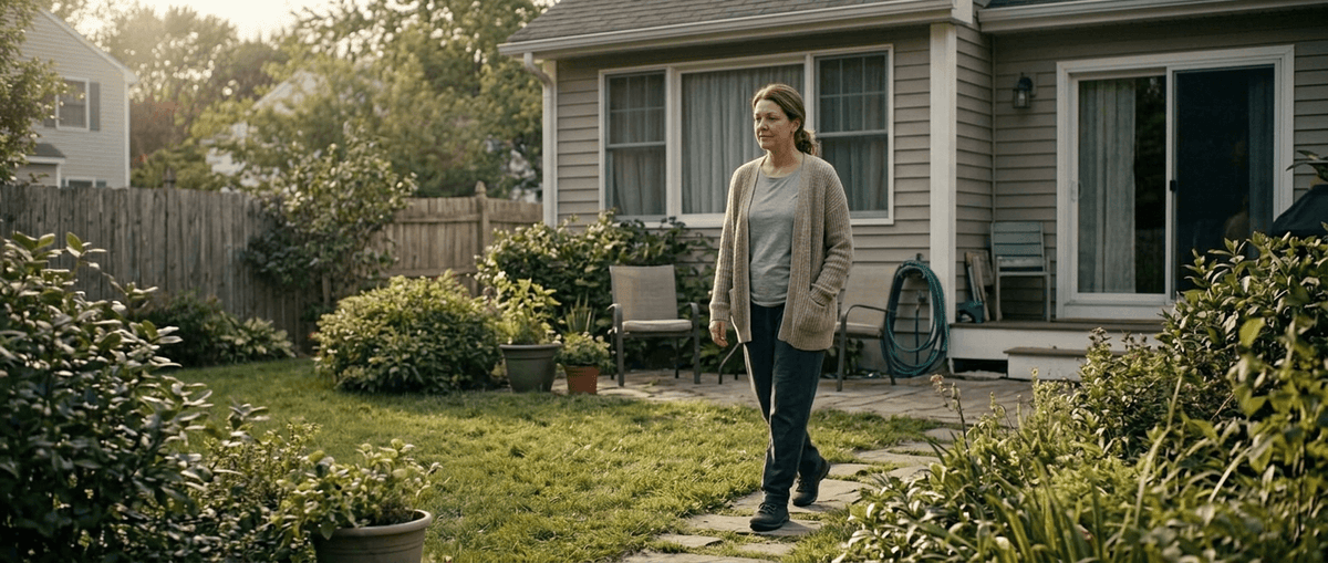 A healthcare professional guiding a person through a movement assessment
