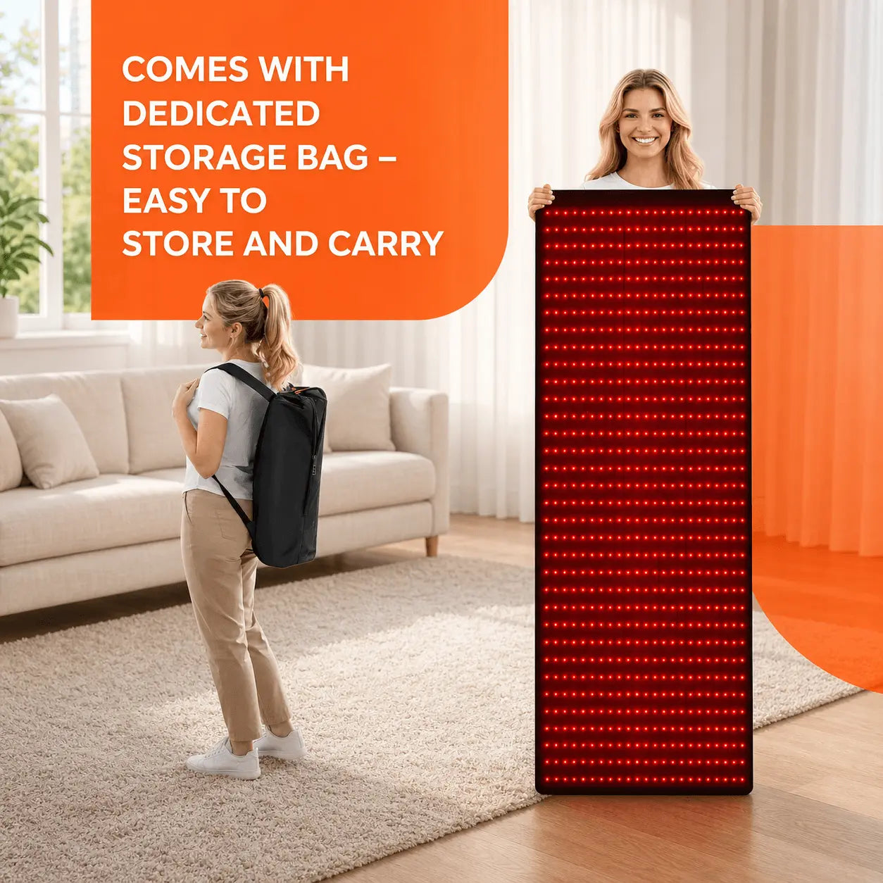 Wondear Red Light Therapy Mat & 3D Face Mask Bundle | Full-Body & Facial LED Wellness wondear