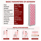 1000W Infrared Therapy Lamp – Red & Near-Infrared LED Panel