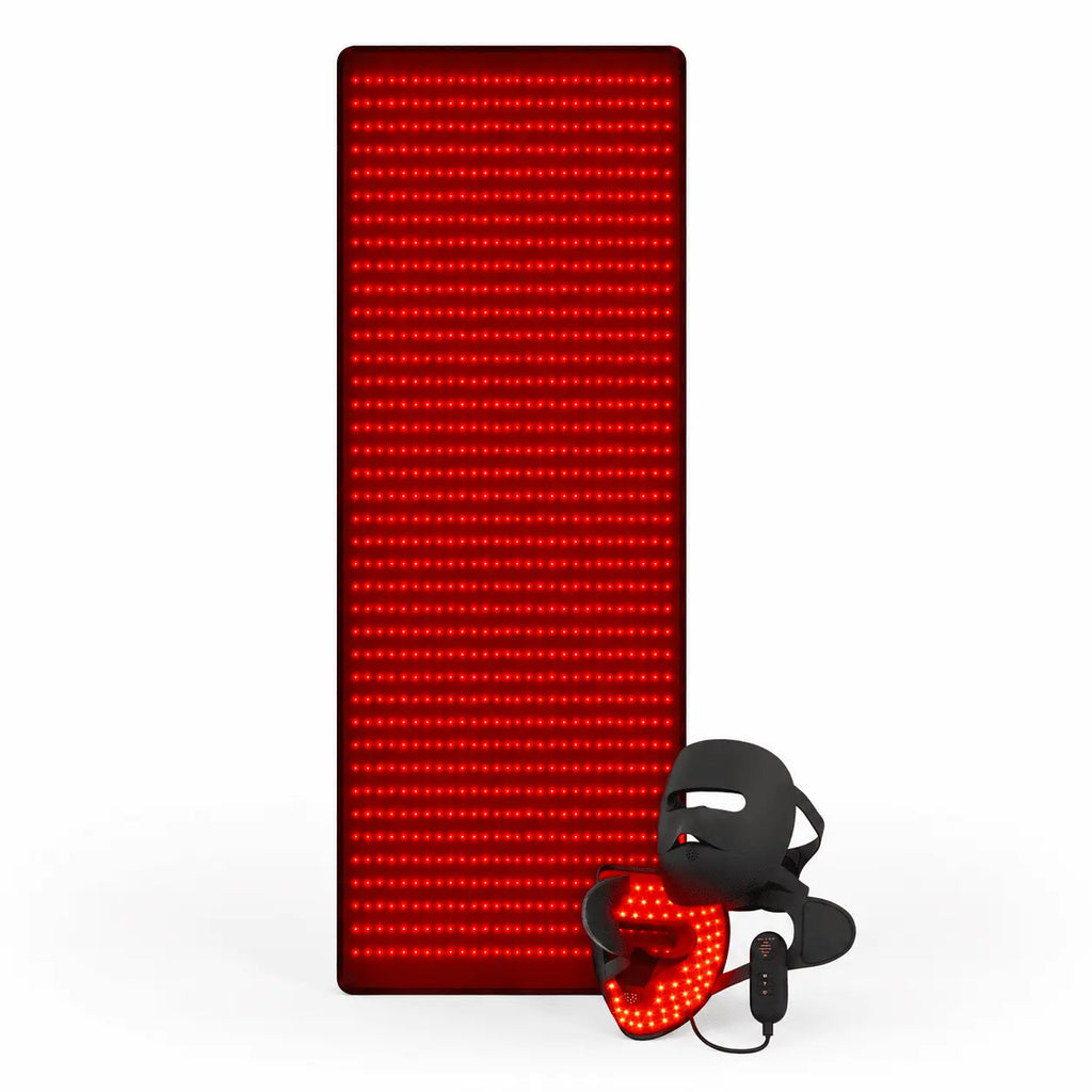 Red Light Therapy Mat & 3D Face Mask Bundle wondear
